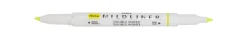 Zebra Marcador Fluorescente 2 Pontas Mildliner Amarelo