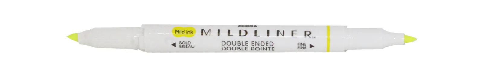 Zebra Marcador Fluorescente 2 Pontas Mildliner Amarelo