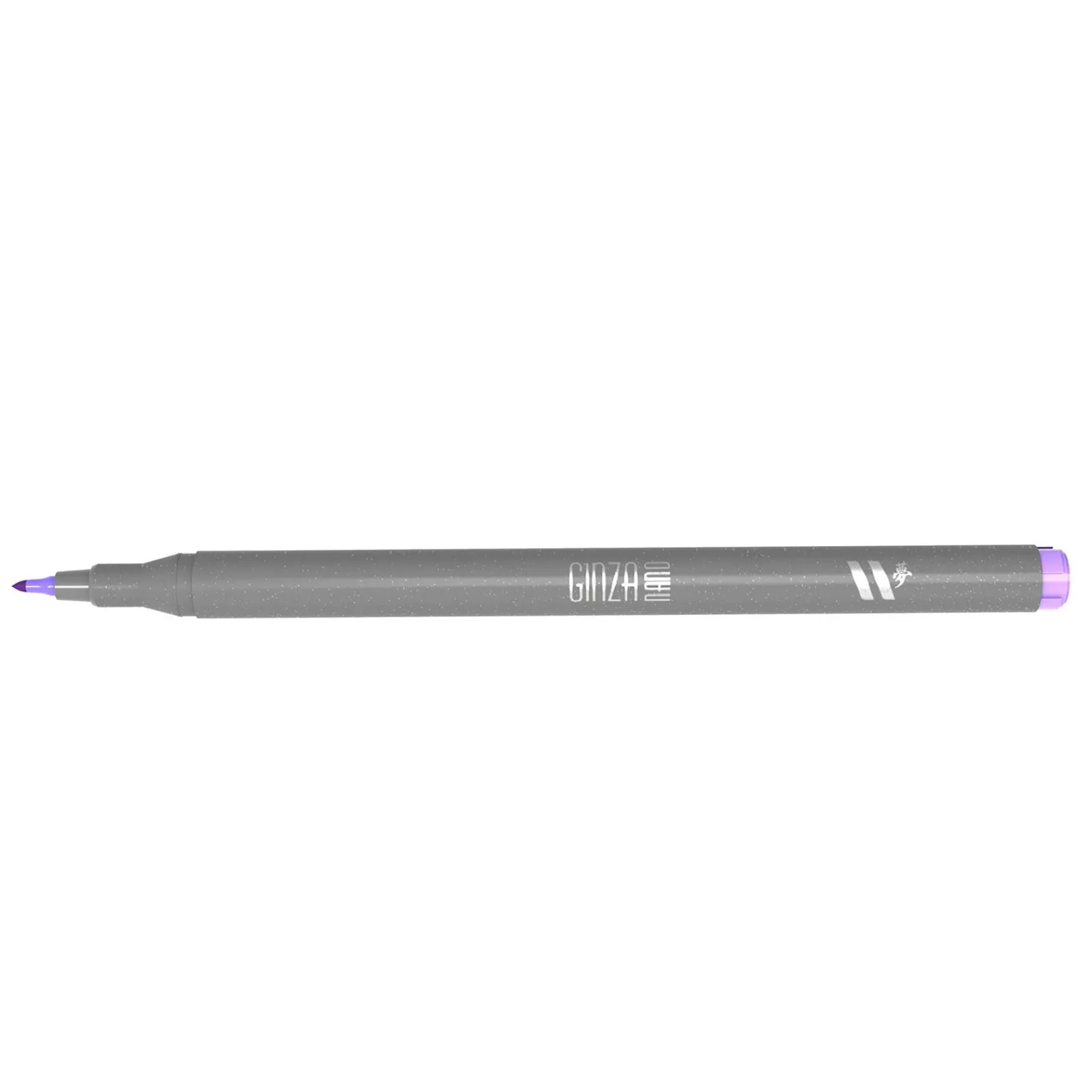 Newpen Marcador Ginza Nano Brush Pen Roxo Lavanda