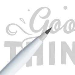 Hot Newpen Marcador Ginza Pro Brush Pen Cinza Pastel