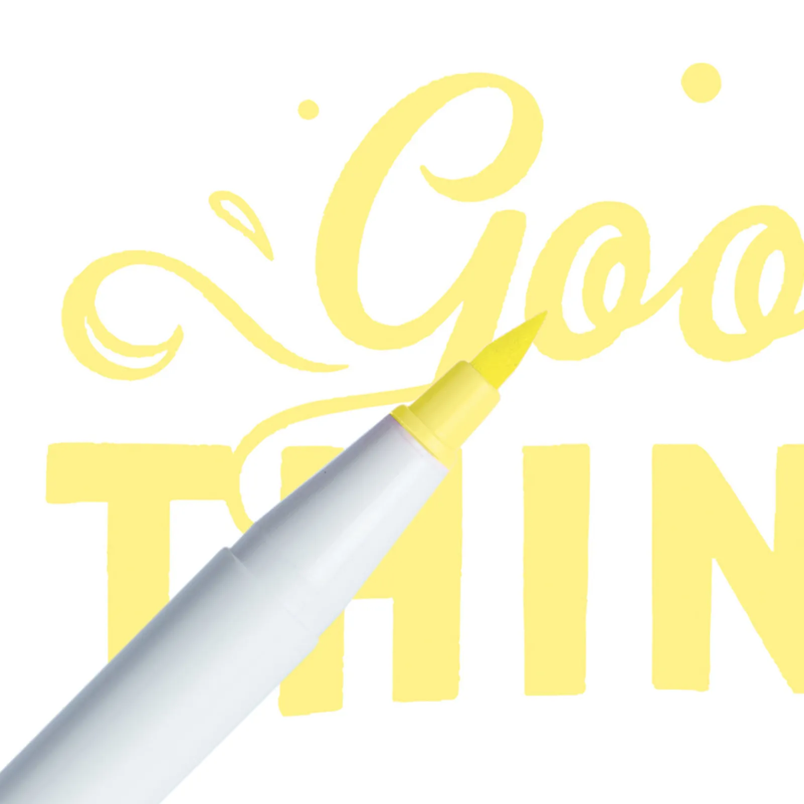 Newpen Marcador Ginza Pro Brush Pen Baunilha