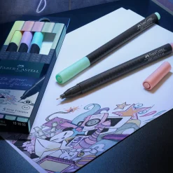 Sale Faber Castell Marcador Grip Finepen Pastel 5 unidades