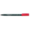 Staedtler Marcador Permanente Lumocolor 0.6Mm Vermelho