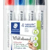 Staedtler Marcador Quadro Branco Lumocolor 4 unidades