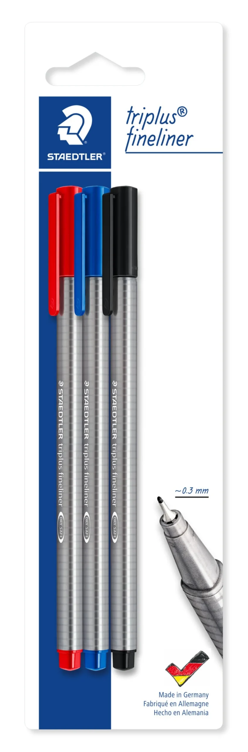 Staedtler Marcador Triplus Fineliner 3 unidades