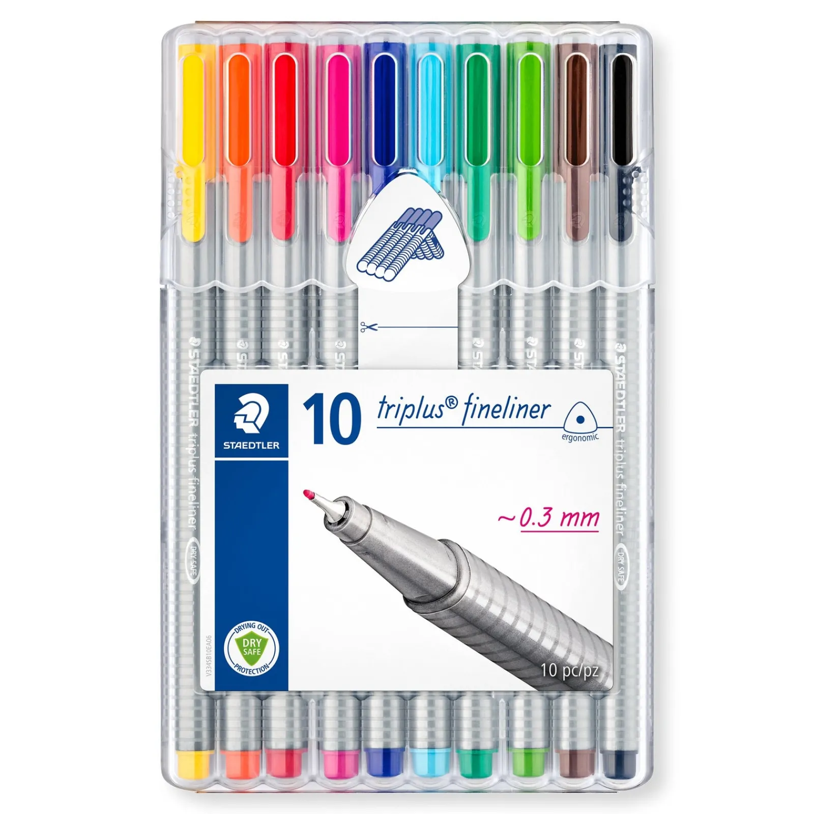 Staedtler Marcador Triplus Fineliner 10 unidades