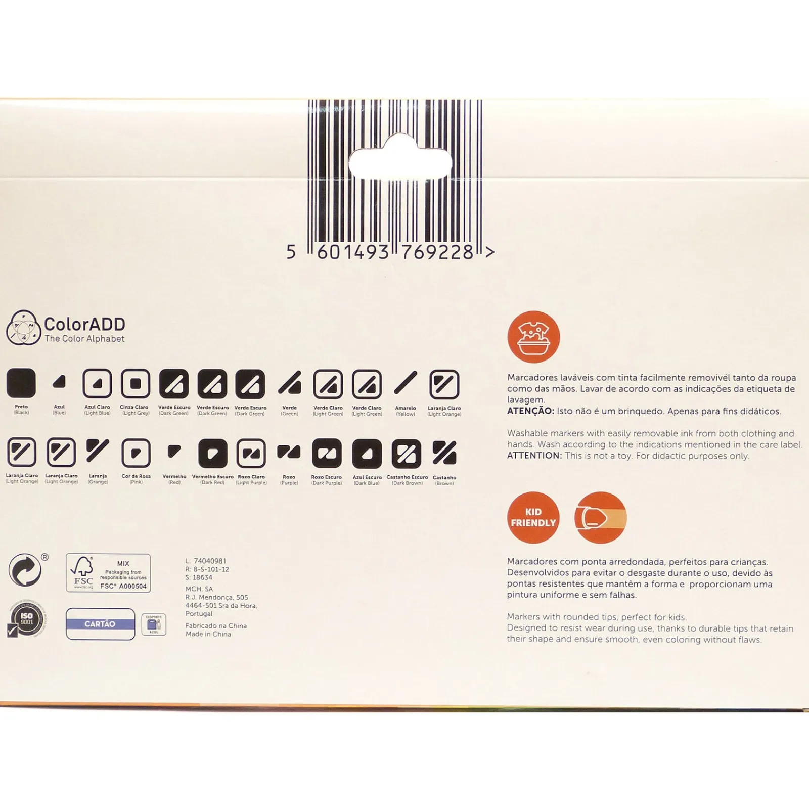 Clearance Note! Marcadores Colorir Lavaveis 24 Unidades