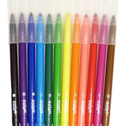 Note! Marcadores Colorir Lavaveis 12 Unidades