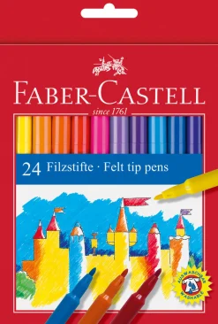 Faber Castell Marcadores de Colorir Finos 24 unidades