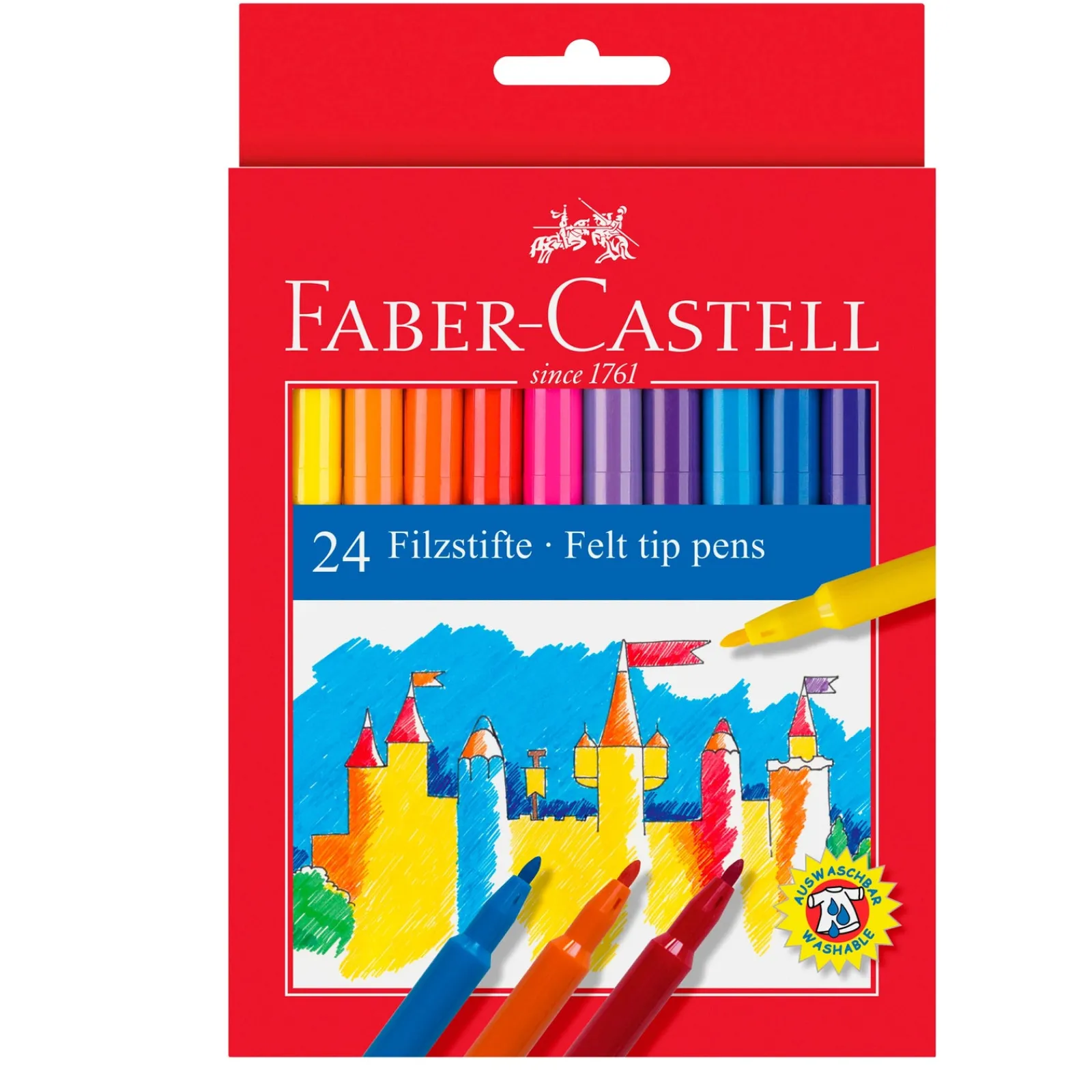 Faber Castell Marcadores de Colorir Finos 24 unidades