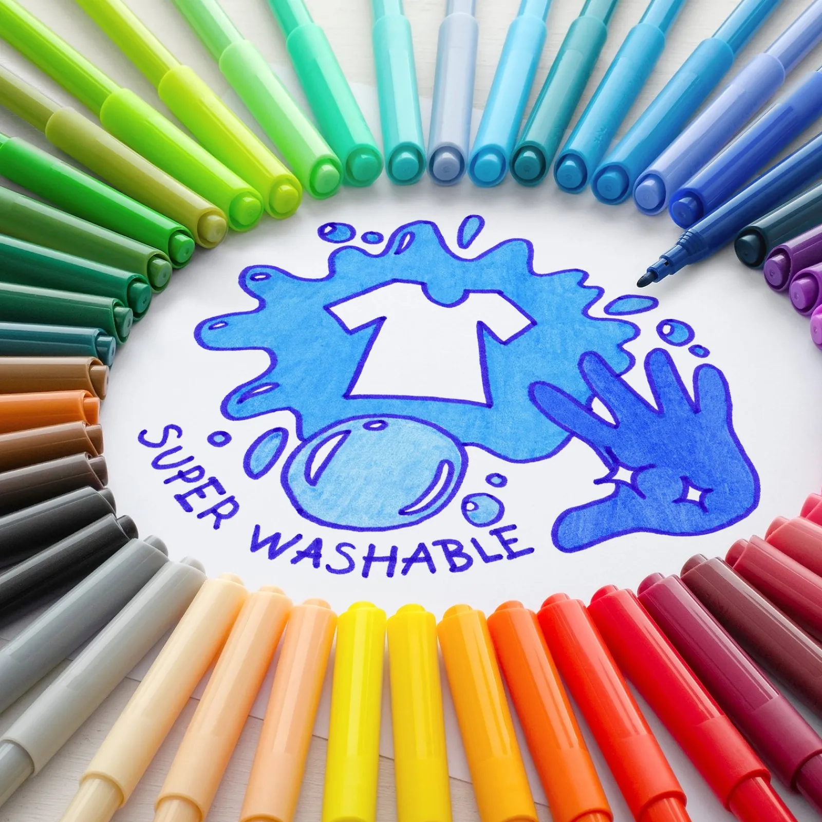 New Faber Castell Marcadores de Colorir Finos 12 unidades