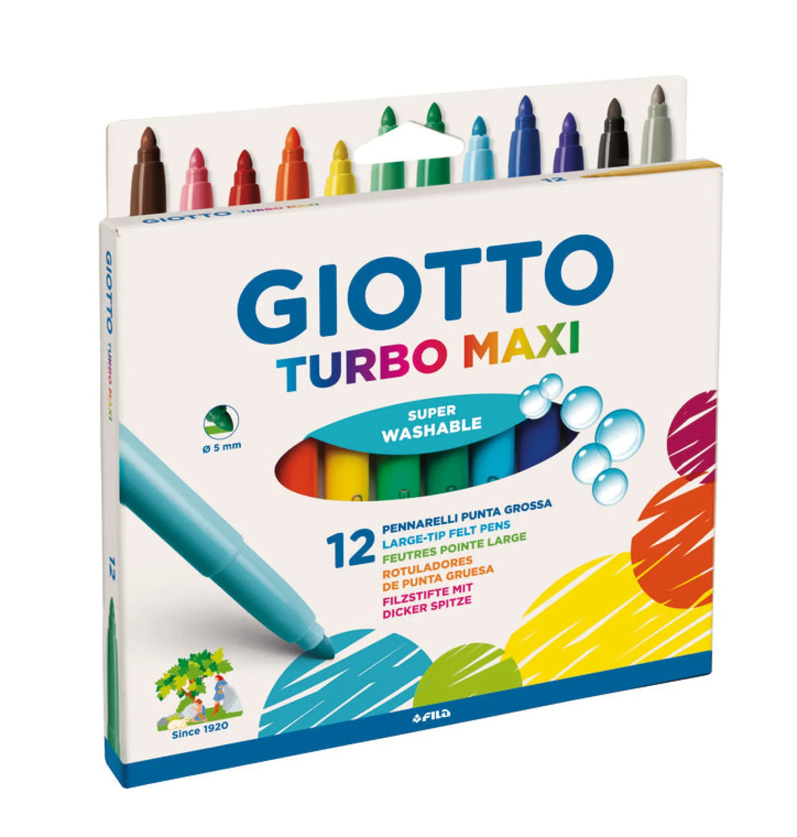 Giotto Marcadores de Colorir Maxi 12 unidades