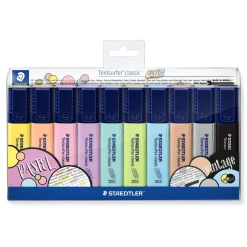Staedtler Marcadores Fluor Pastel&Vintage 10 unidades