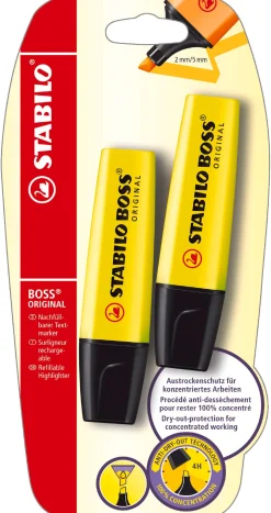 Outlet Stabilo Marcadores Fluorescentes Amarelo 2 unidades Boss
