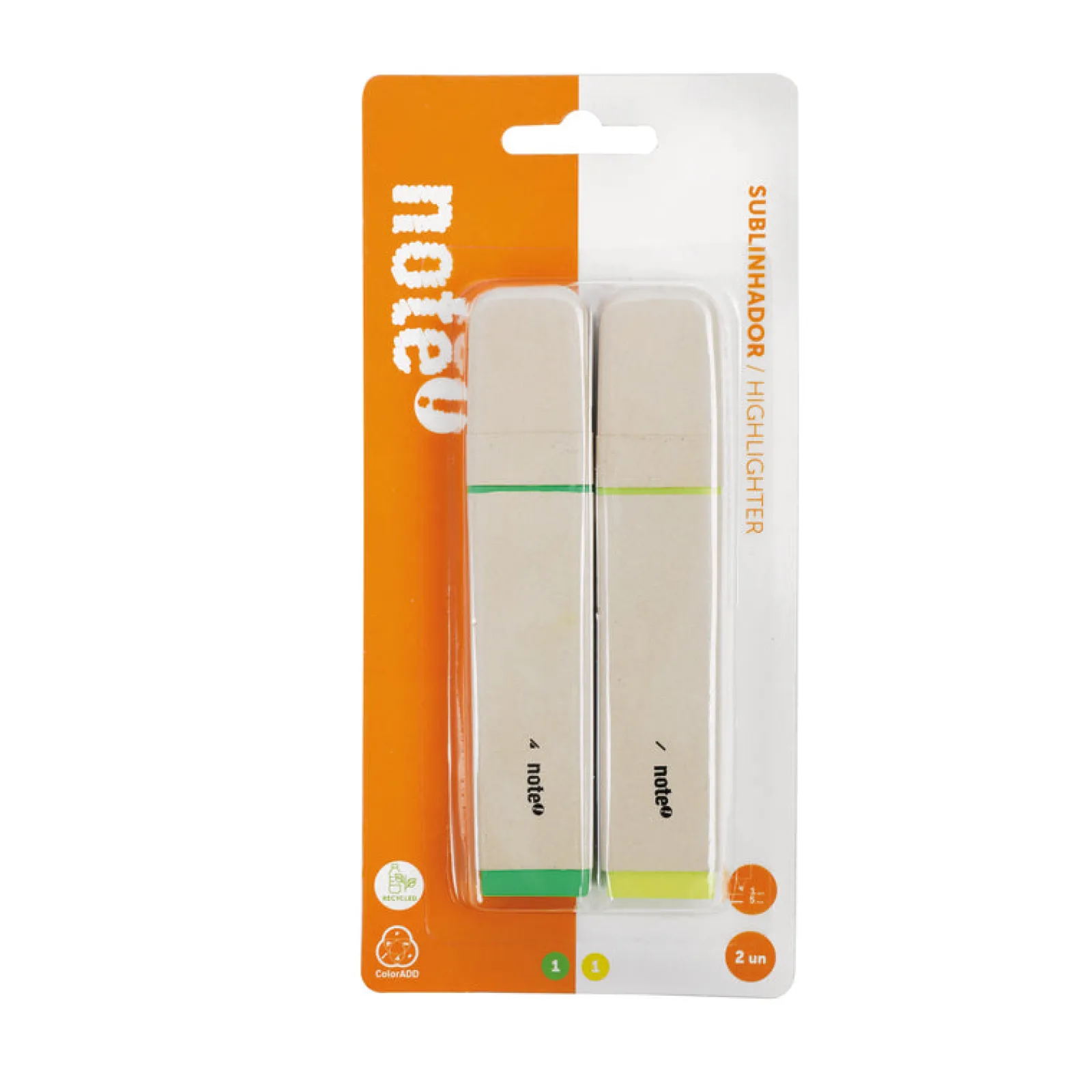 Hot Note! Marcadores Fluorescentes 2 unidades