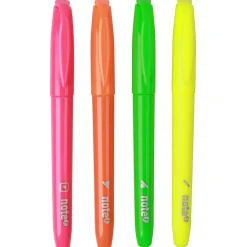 New Note! Marcadores Fluorescentes Finos 4 unidades
