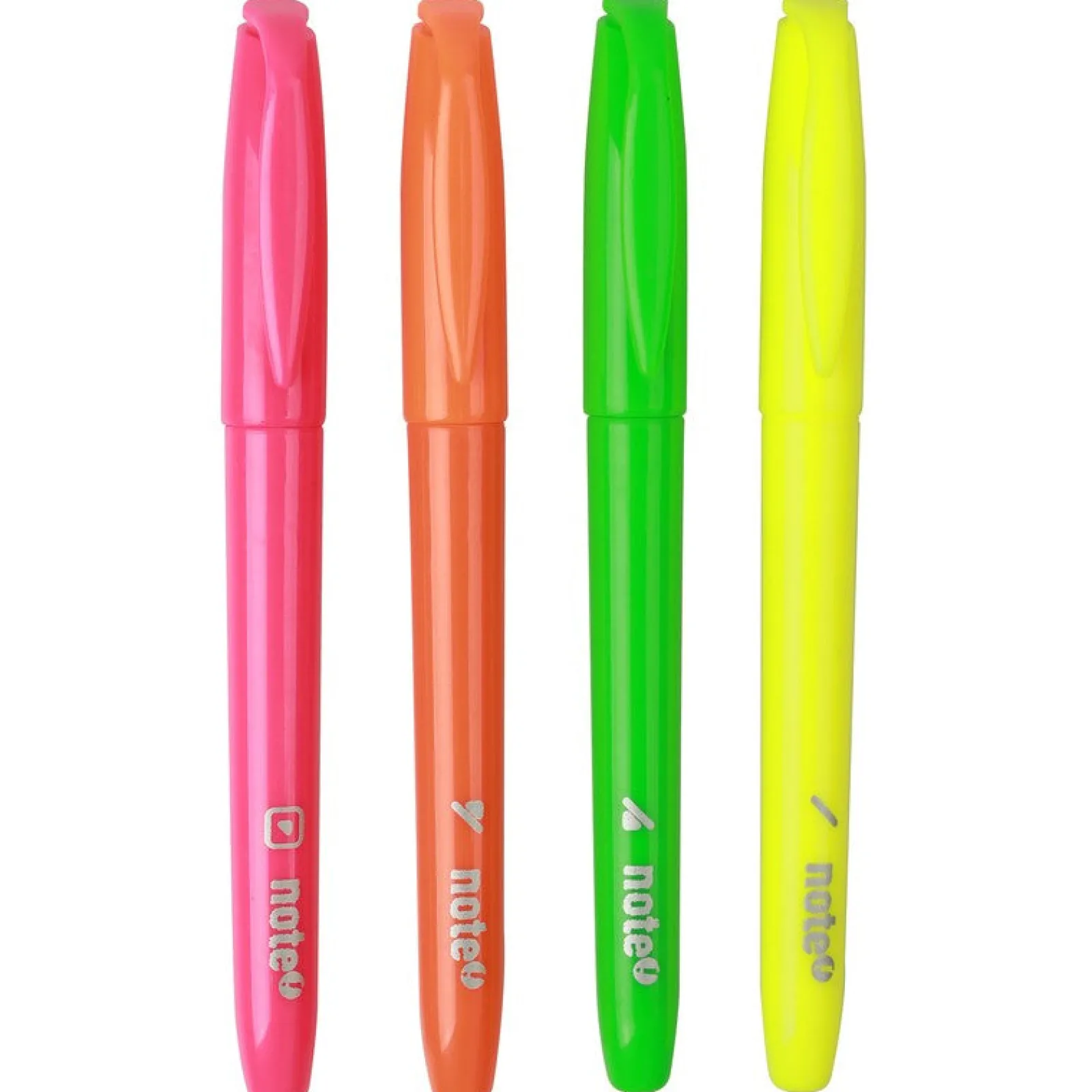 New Note! Marcadores Fluorescentes Finos 4 unidades