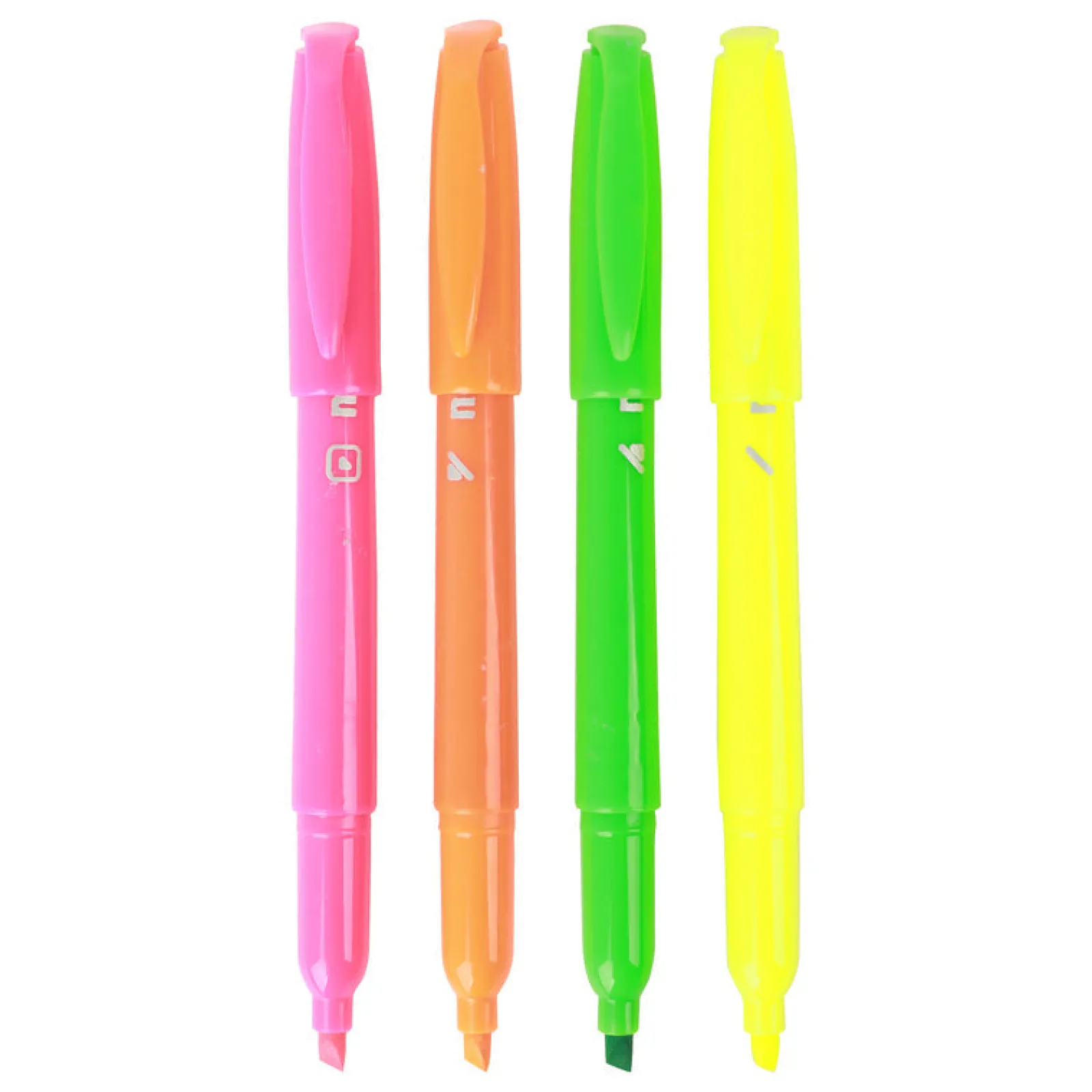 New Note! Marcadores Fluorescentes Finos 4 unidades