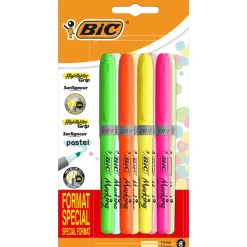 Bic Marcadores Grip Pastel e Fluorescentes 8 unidades