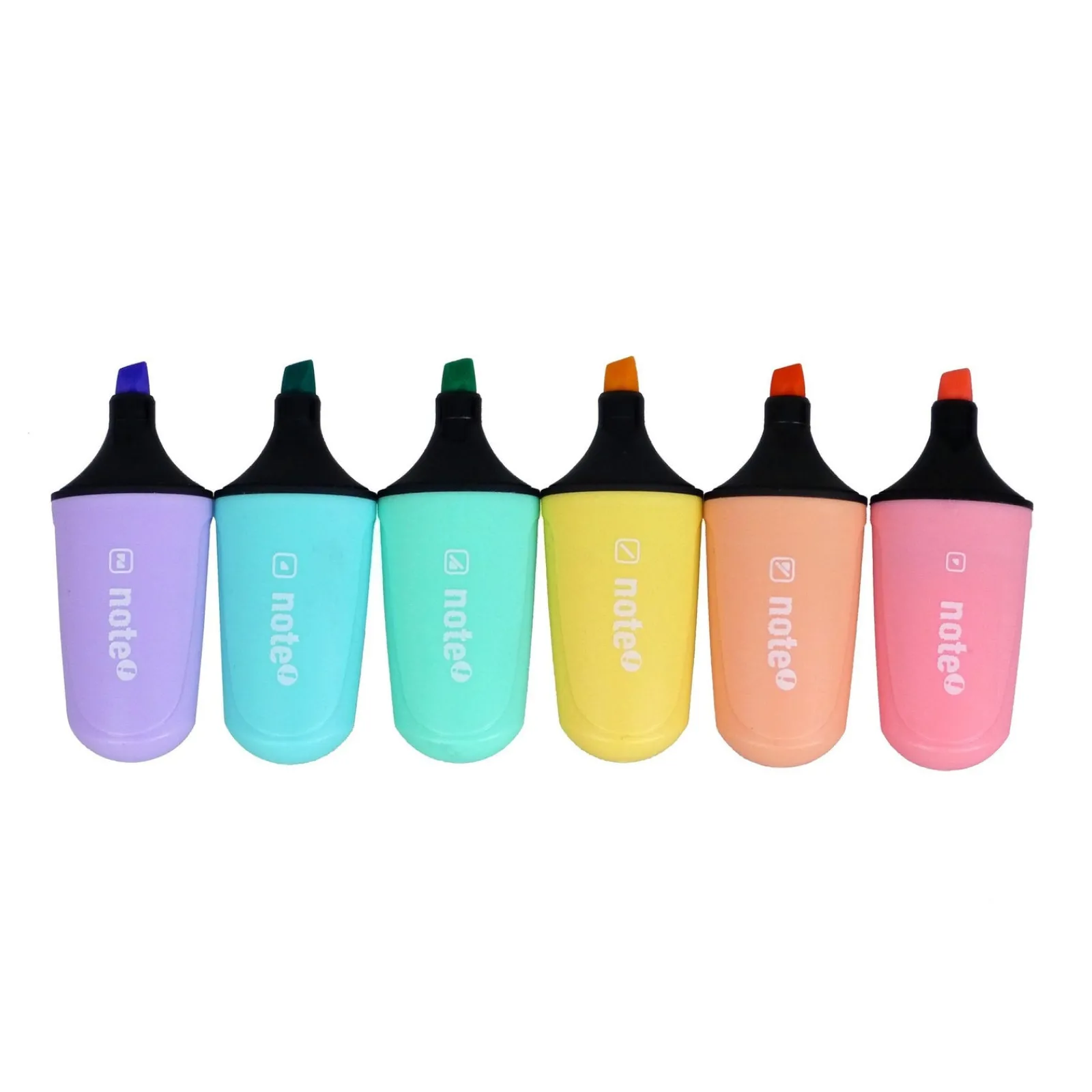 Best Note! Marcadores Mini Pastel 6 unidades