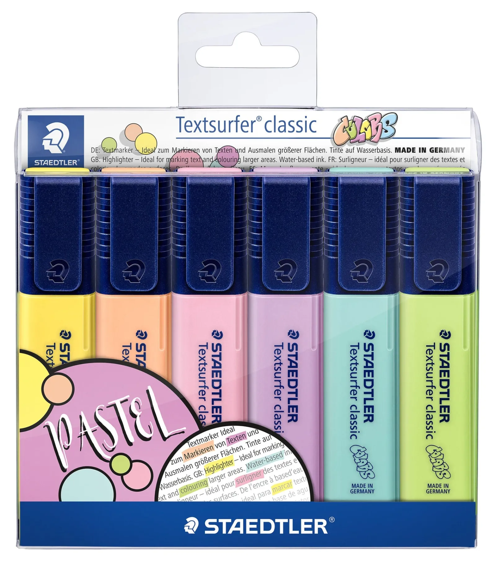 New Staedtler Marcadores Pastel 6 unidades