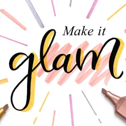 Hot Faber Castell Marcadores Textliner Cores Metálicas 4 unidades