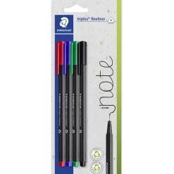 Clearance Staedtler Marcadores Triplus Fineliner 3+1 Sortido Staedter
