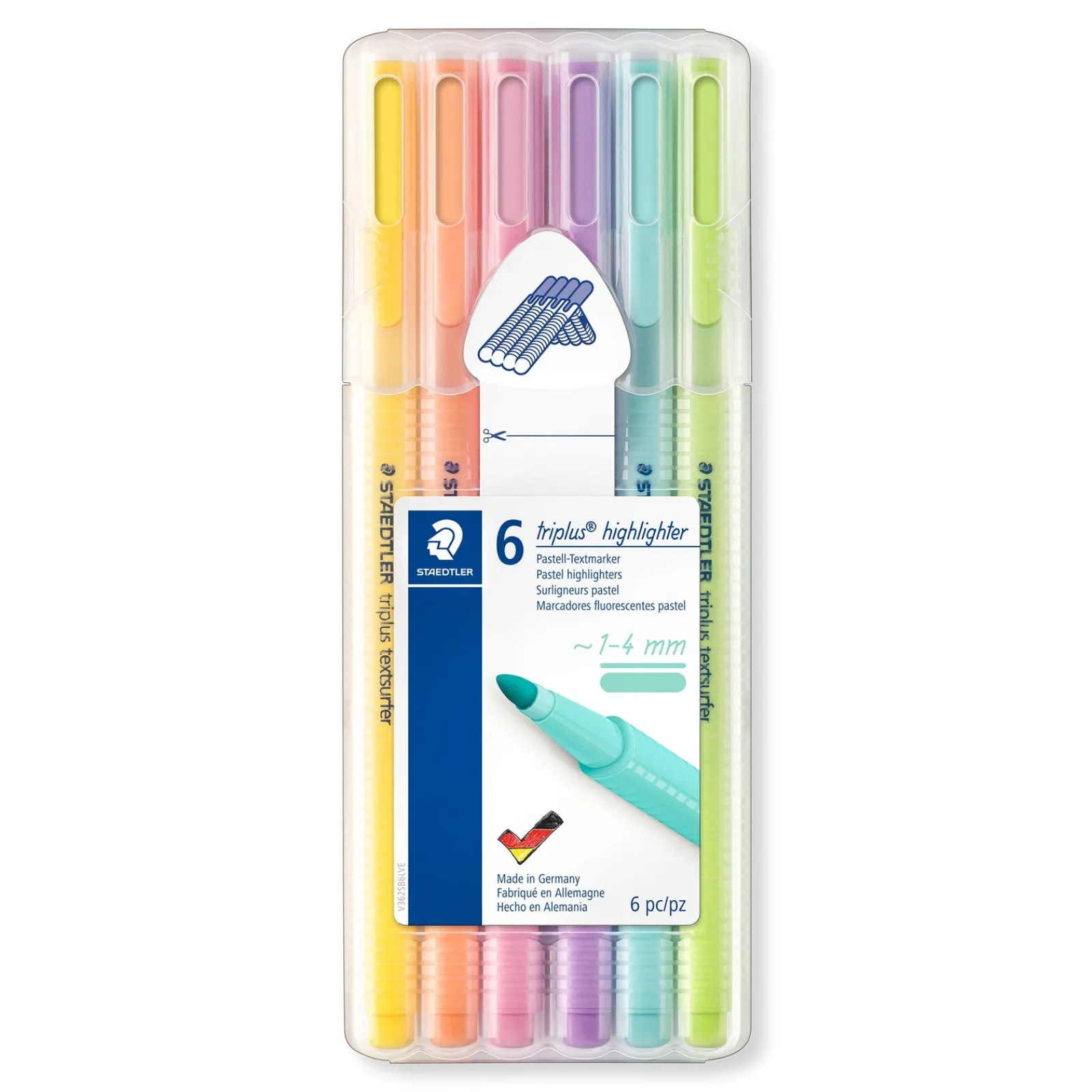 Clearance Staedtler Marcadores Triplus Pastel 6 unidades