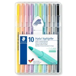 Staedtler Marcadores Triplus Pastel&Vintage 10 unidades