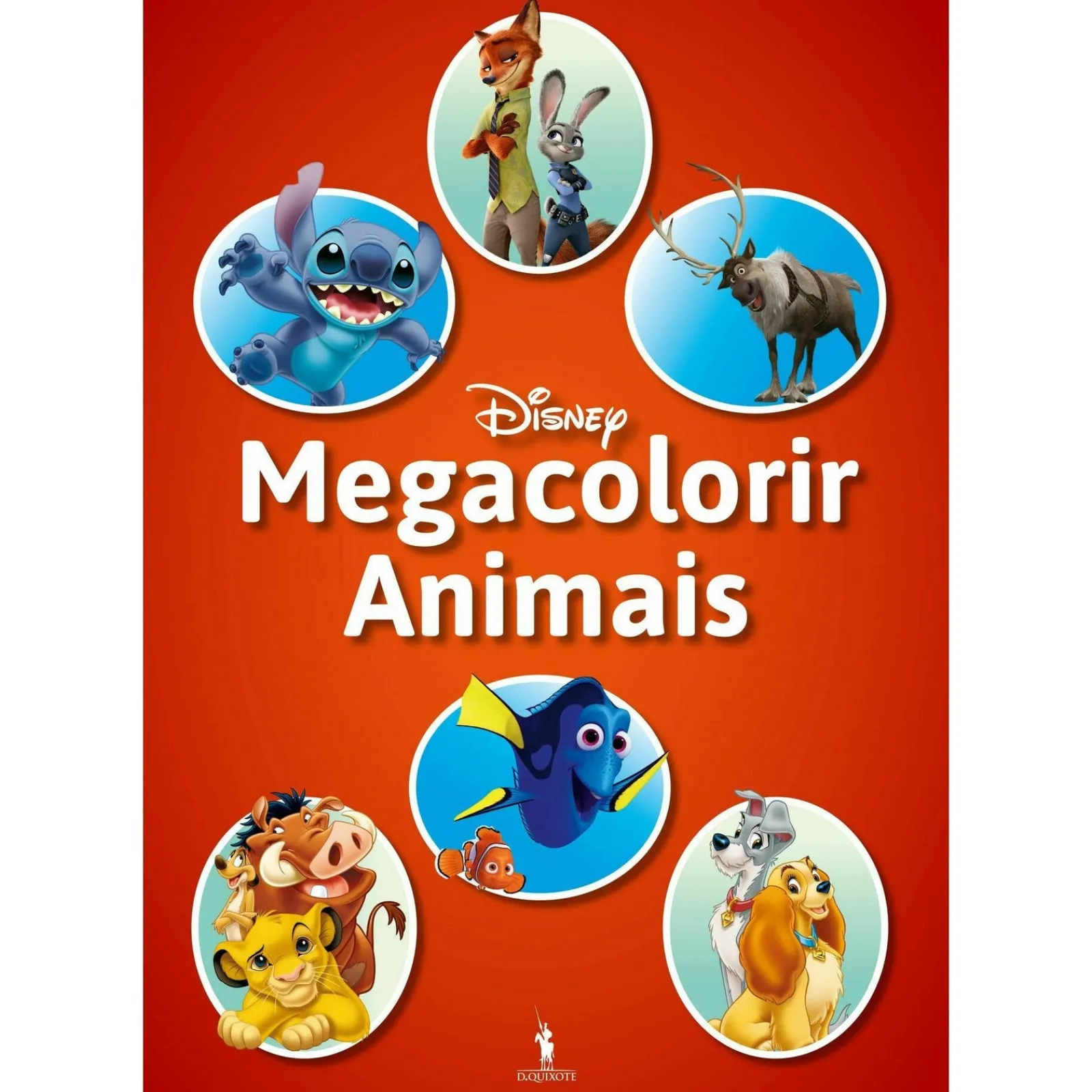 Dom Quixote Megacolorir Animais de Disney - Disney Megacolorir