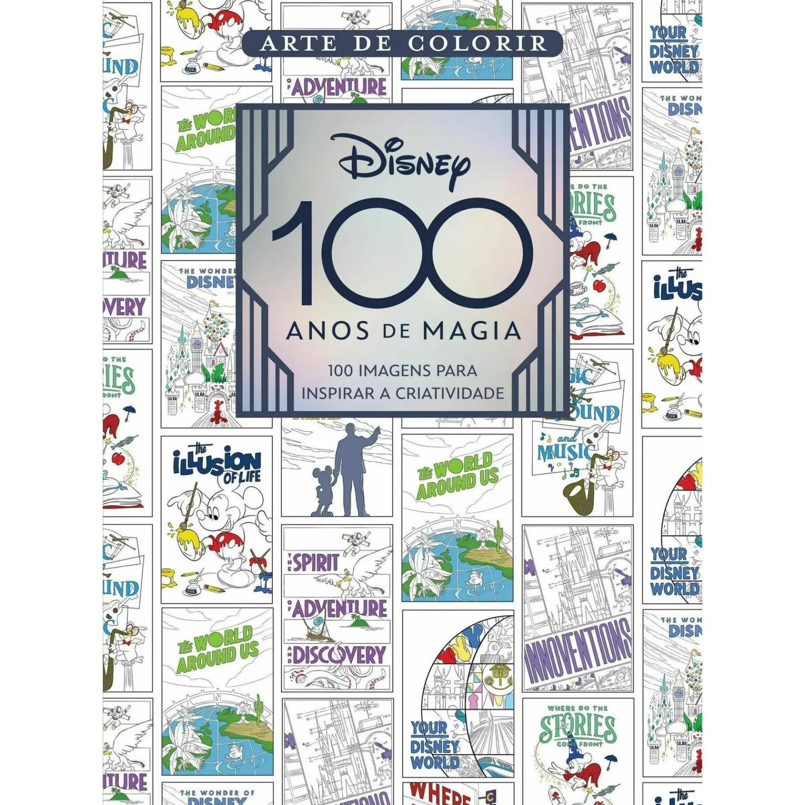 Dom Quixote Megacolorir Disney 100 de Disney