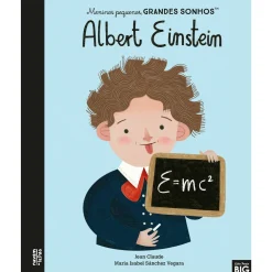 Nuvem De Letras Meninos Pequenos, Grandes Sonhos - Albert Einstein de Maria Isabel Sánchez Vegara