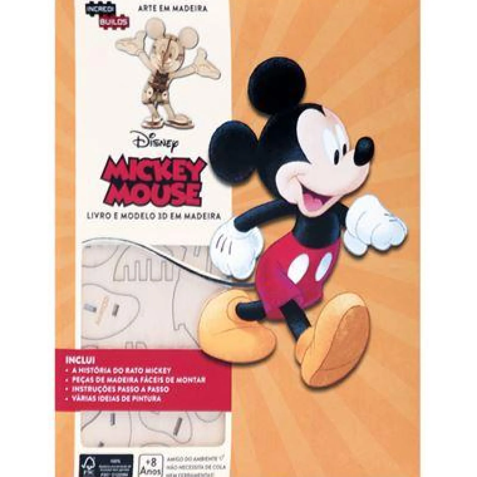 Dom Quixote Mickey - Incredibuilds de Walt Disney