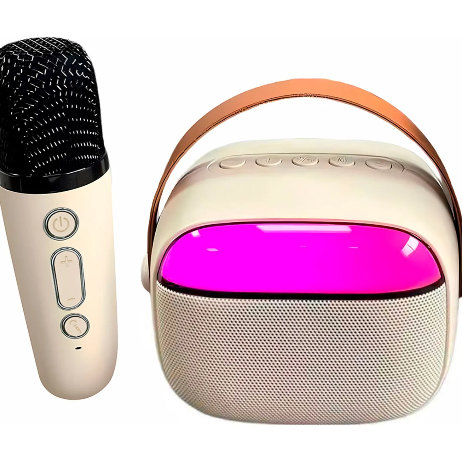 Sem Marca Microfone e Coluna Led