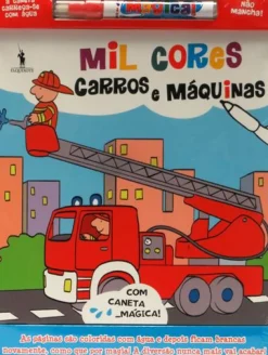 Clearance Dom Quixote Mil Cores Mágicas - Carros e Máquinas - Livro com Caneta Mágica