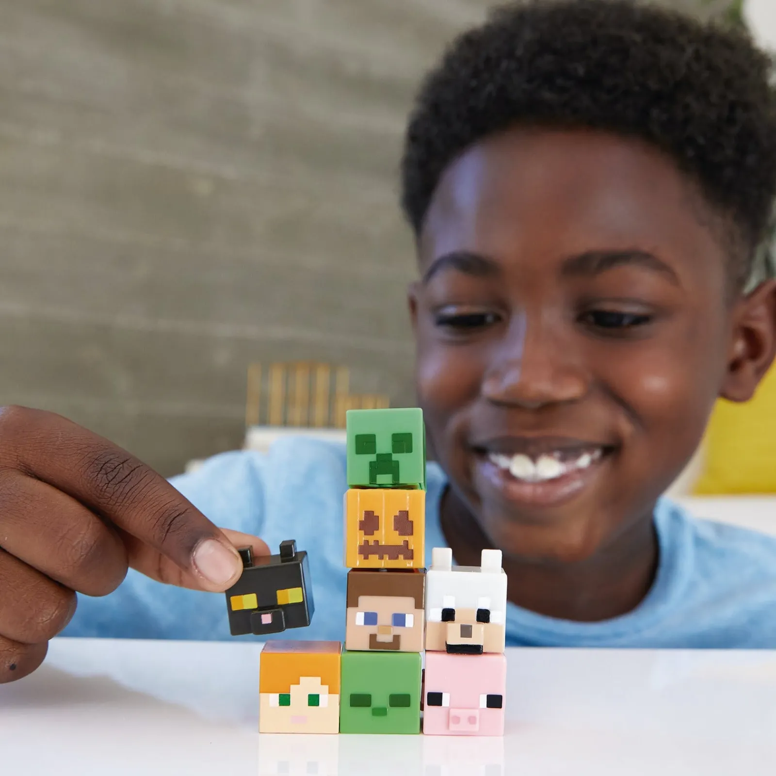 Minecraft Figuras Mob Head Minis (artigo sortido)