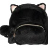 Outras Marcas Mini Mochila Peluche Preto