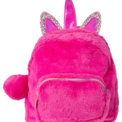 Outlet Outras Marcas Mini Mochila Peluche Rosa