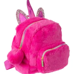 Outlet Outras Marcas Mini Mochila Peluche Rosa