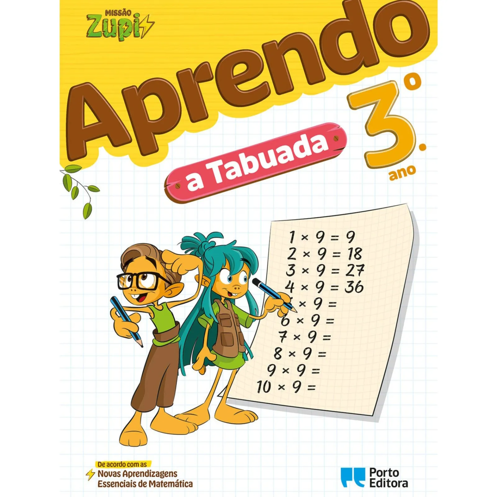 Porto Editora Missão Zupi - Aprendo A Tabuada - 3.º Ano