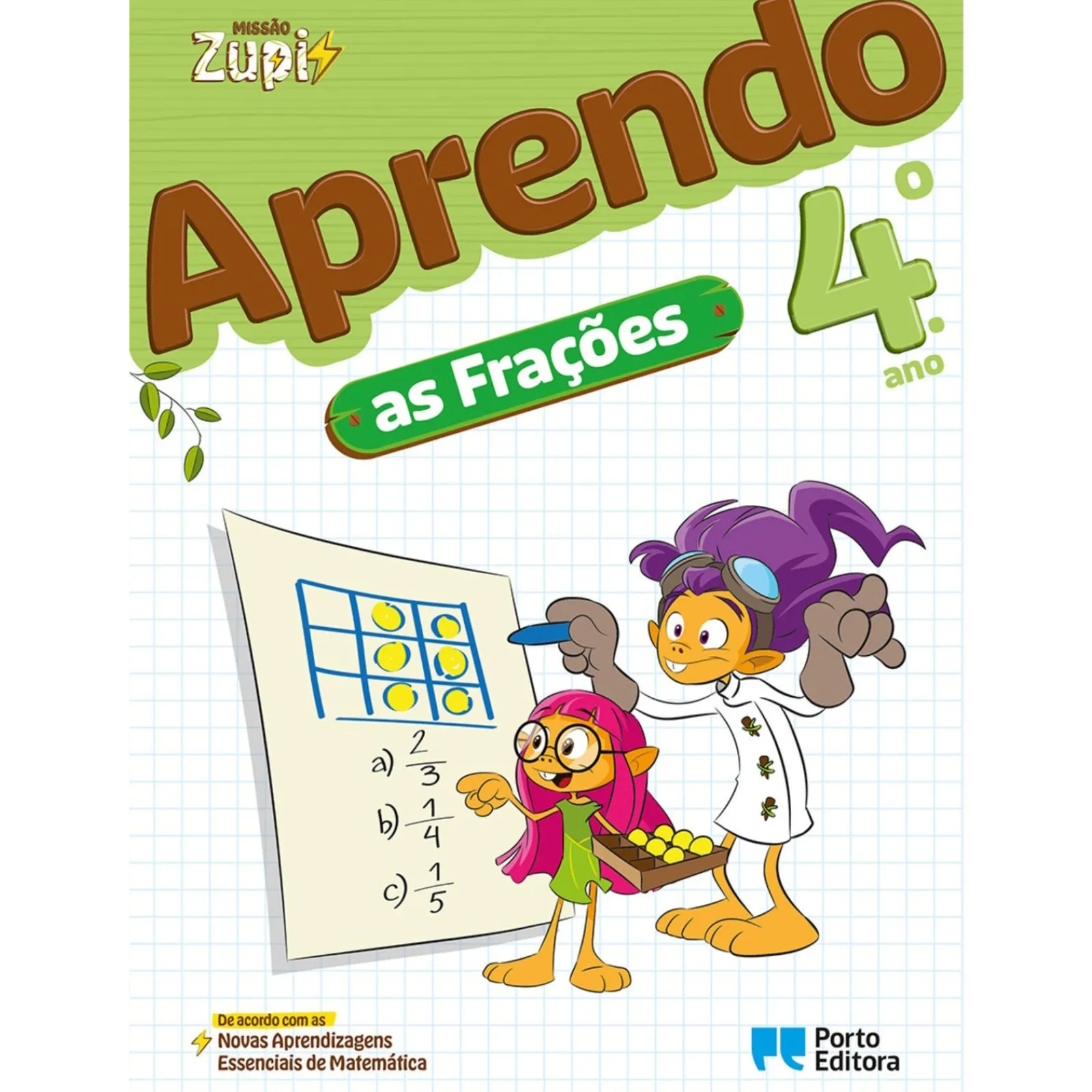 Porto Editora Missão Zupi - Aprendo as Frações - 4.º Ano