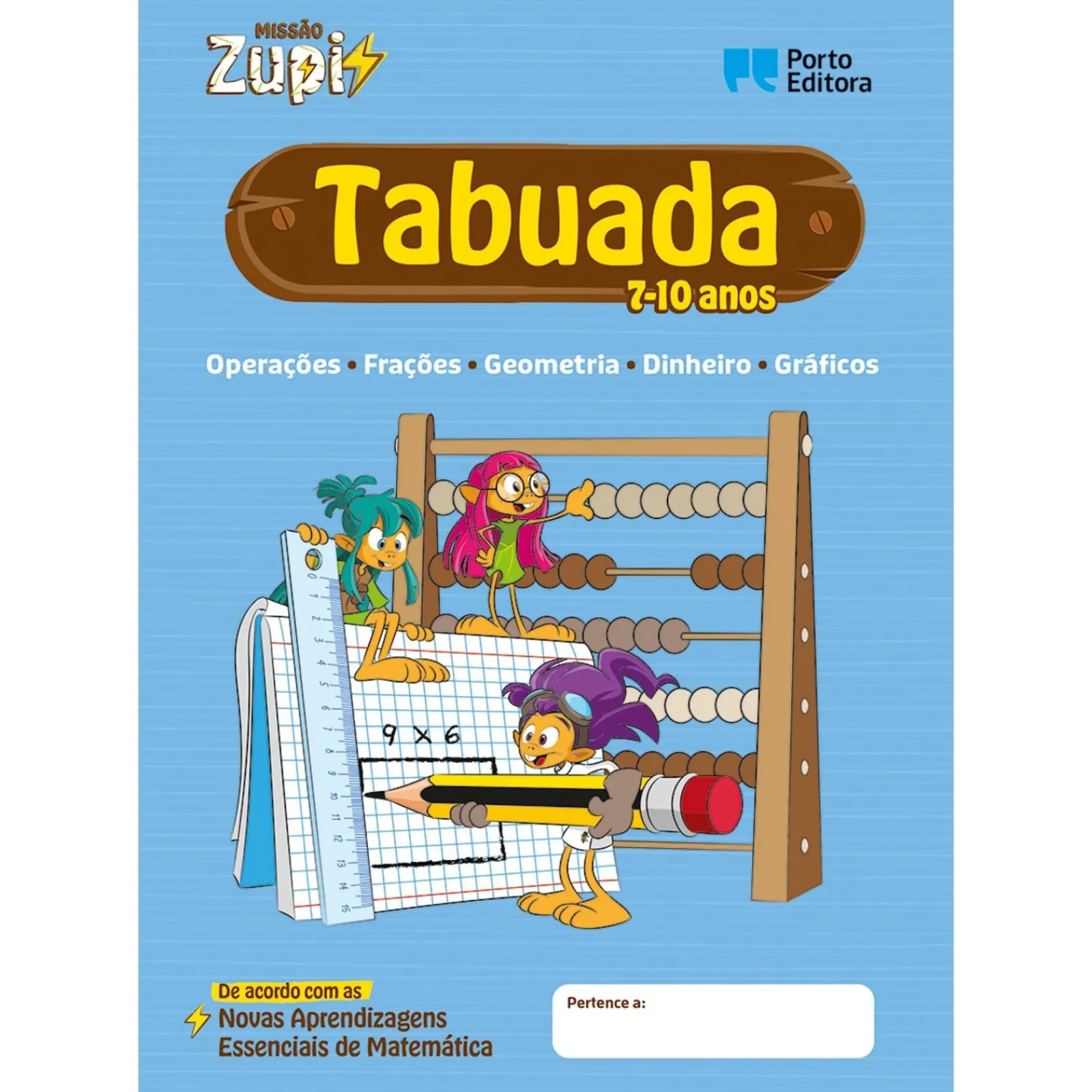 Porto Editora Missão Zupi - Tabuada - 7-10 Anos
