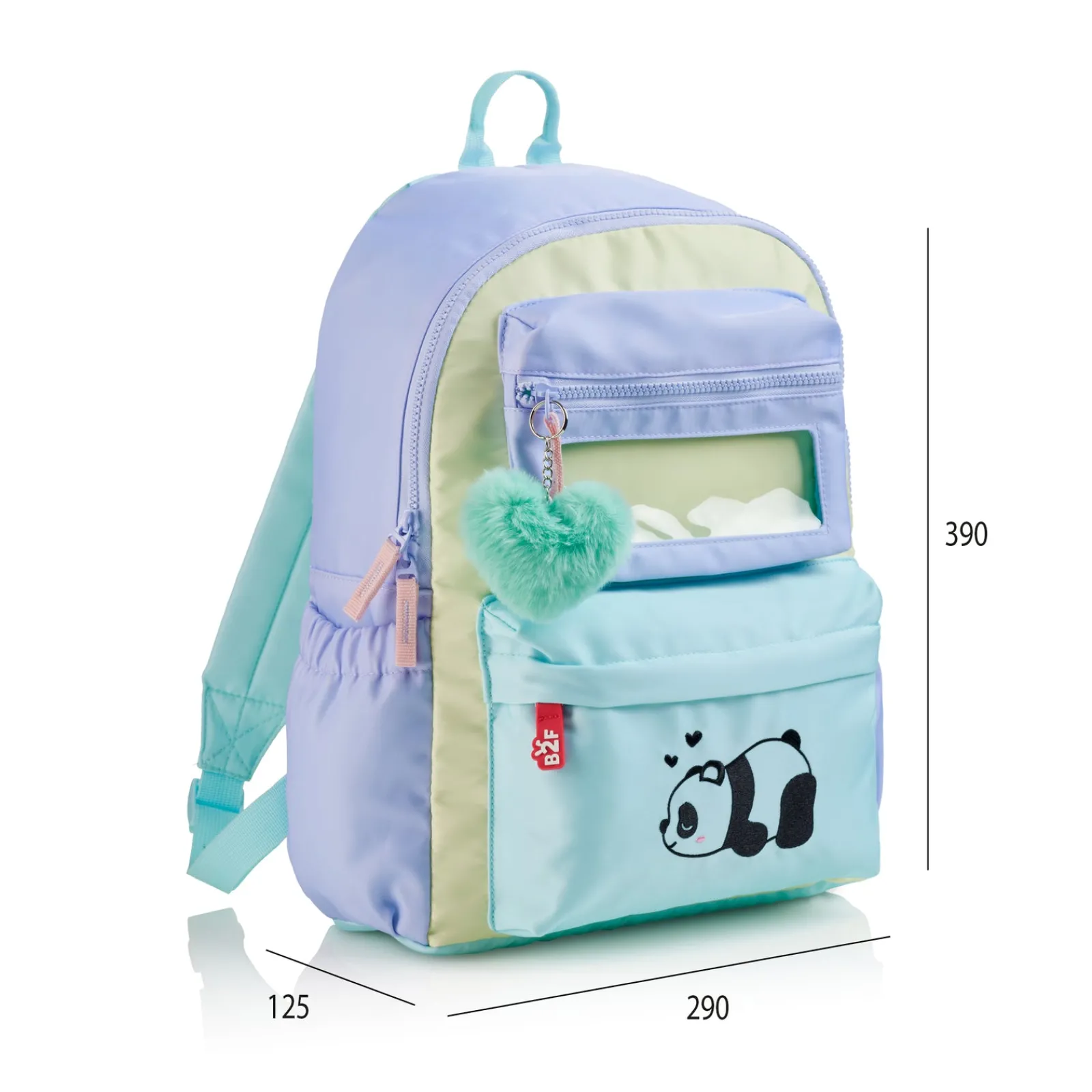 Hot Apli Mochila 3 Compartimentos Panda