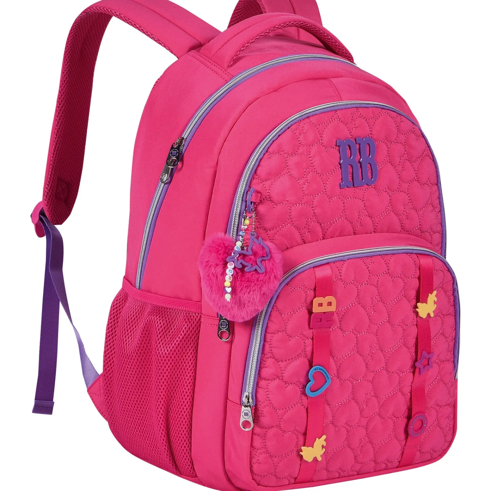 Rebecca Bonbon Mochila Colorida Rosa