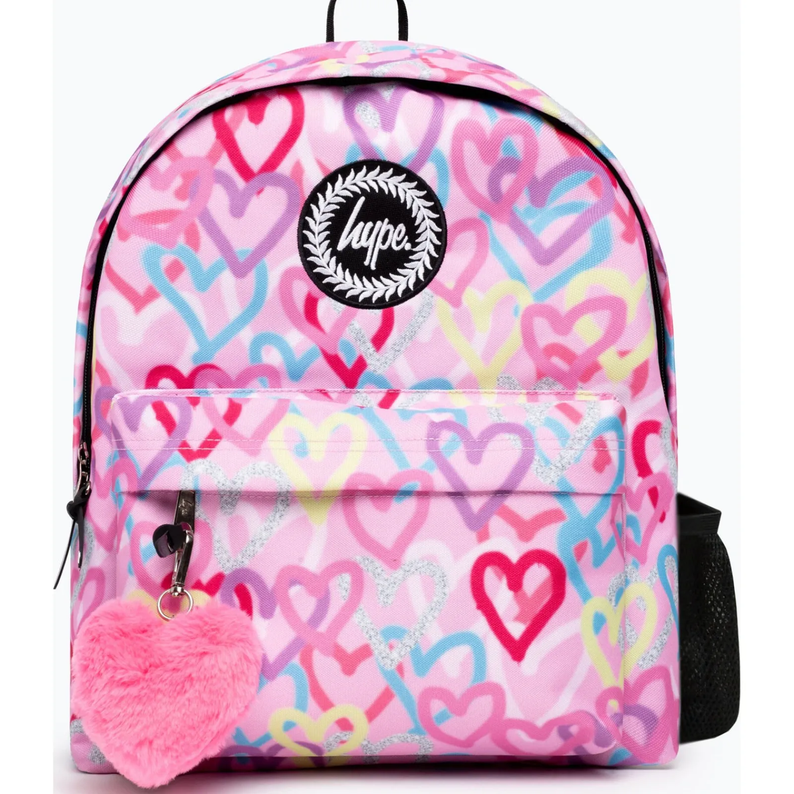 Discount Hype Mochila Graffiti Hearts Rosa