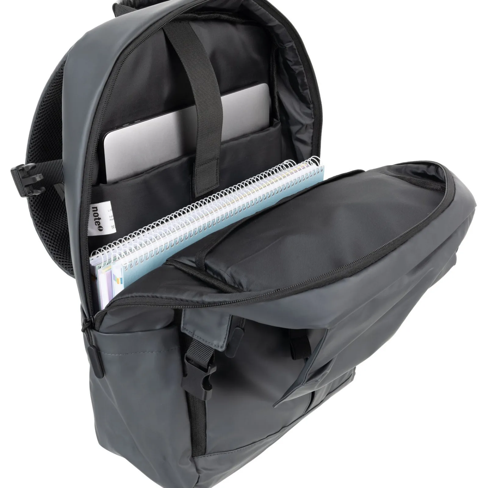 Note! Mochila Office Borracha Preto