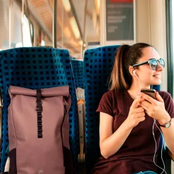 Online Oxford Mochila Roll Top Oxfbag Rpet Castanho