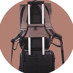 Online Oxford Mochila Roll Top Oxfbag Rpet Castanho