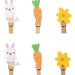 Clearance Outras Marcas Molas Madeira Fun Bunny Joy 6 Unidades