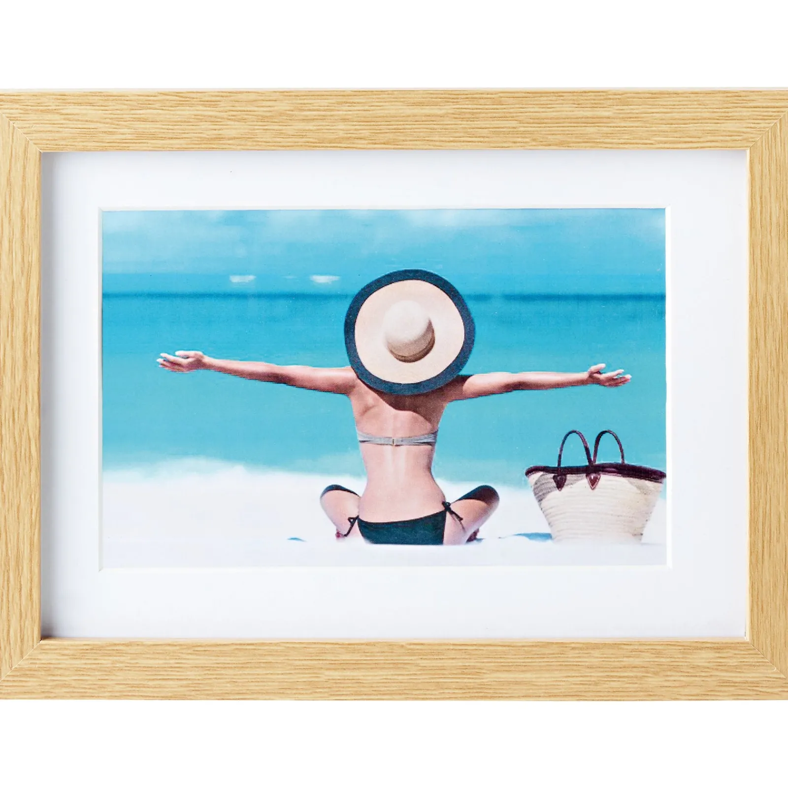 Kasa Moldura Básica 10 x 15cm Branca